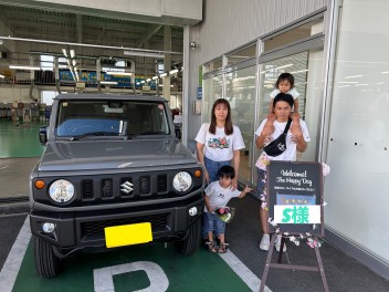 ♡S様♡ジムニーのご納車ありがとうございます(^^♪